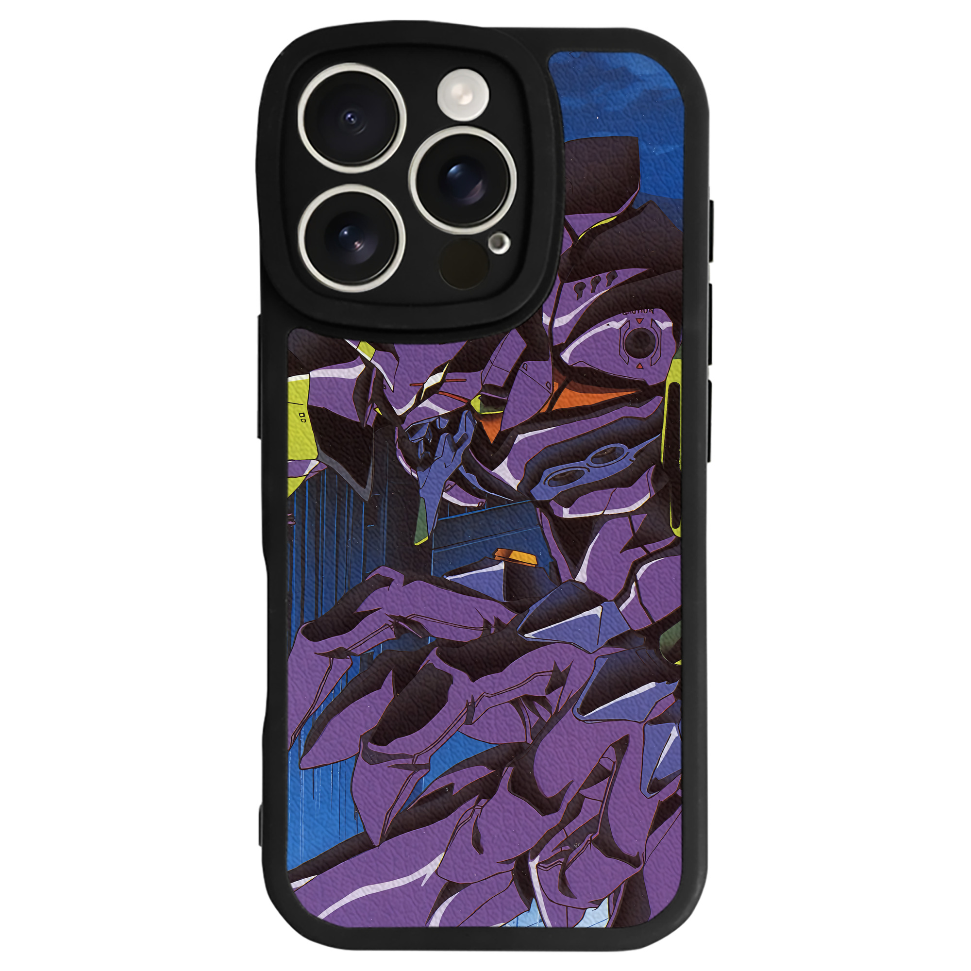 （画像用） EVA 新世紀エヴァンゲリオン 【iPhone 16シリーズ対応】シリコンスマホケース（レザー調） 材質：シリコン